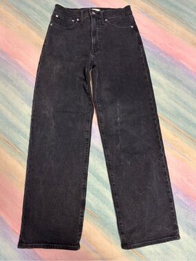 Madewell Women's High Waist The Perfect Vintage Wide Leg Jean Size 27